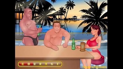 bambino della medicina strisciante al resort bdsm